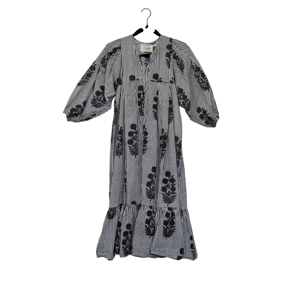 SZ Blockprints Aaron Navy Dress Sz XS - Picture 4 of 6